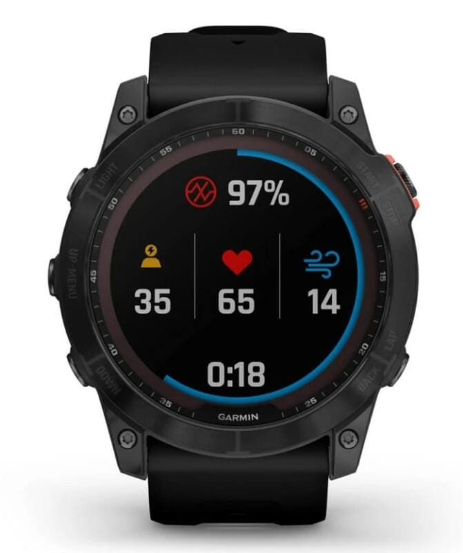 Смарт-часы Garmin Fenix 7X Solar Slate Gray with Black Band (010-02541-0A)