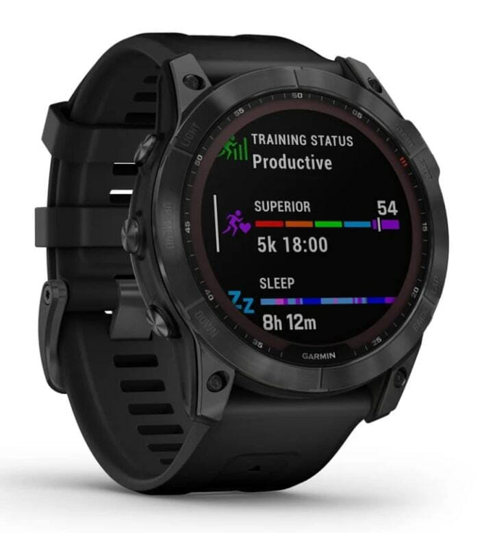 Смарт-часы Garmin Fenix 7X Solar Slate Gray with Black Band (010-02541-0A)