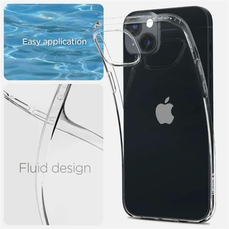 Чeхол-накладка Spigen Crystal Flex для Apple iPhone 14 Crystal Clear (ACS04677)