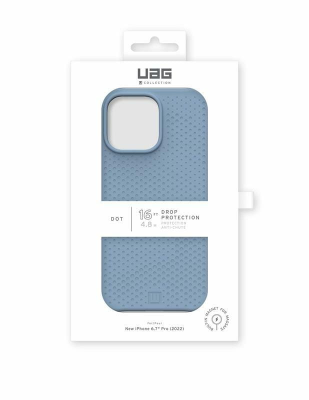 Чохол-накладка Urban Armor Gear U Dot Magsafe для Apple iPhone 14 Pro Max Cerulean (114083315858)
