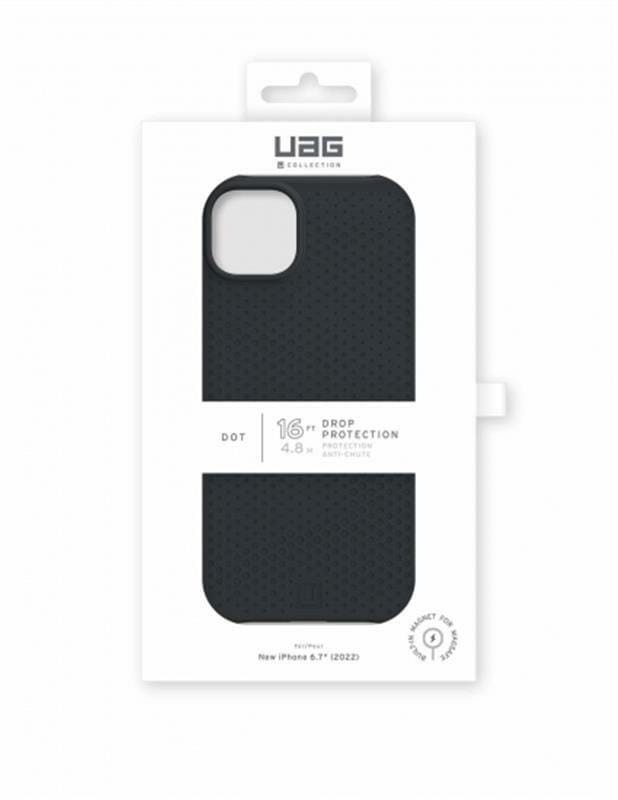 Чeхол-накладка Urban Armor Gear Dot Magsafe для Apple iPhone 14 Plus Black (114081314040)