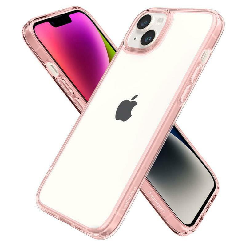 Чeхол-накладка Spigen Ultra Hybrid для Apple iPhone 14 Plus Rose Crystal (ACS04897)