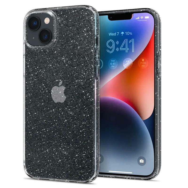 Чeхол-накладка Spigen Liquid Crystal Glitter для Apple iPhone 14 Plus Crystal Quartz (ACS04888)