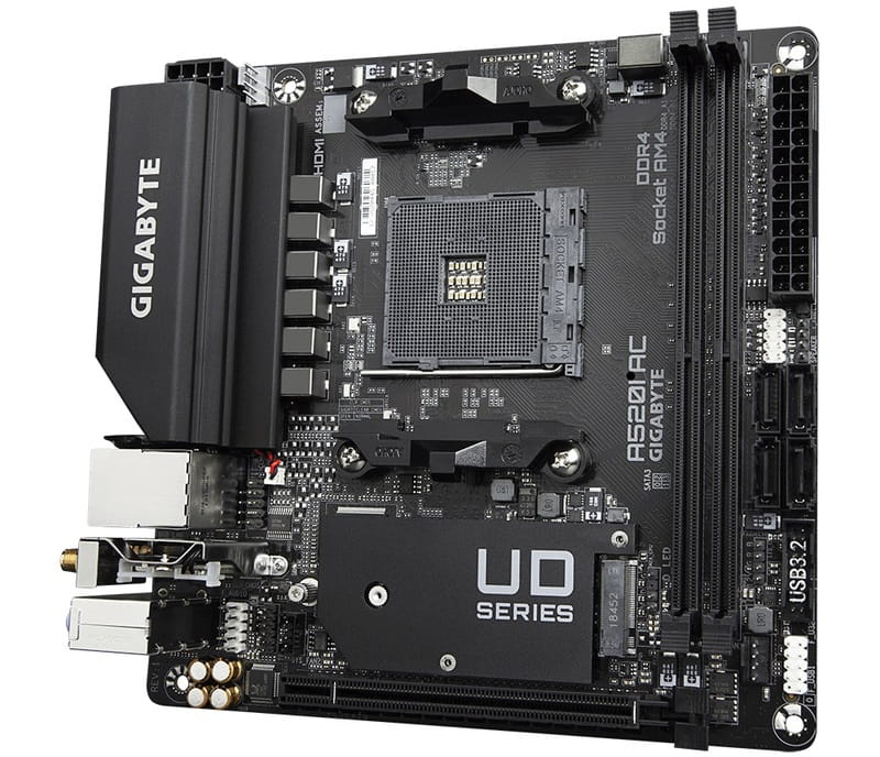Материнская плата Gigabyte A520I AC Socket AM4