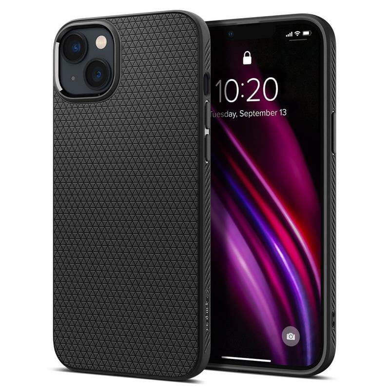 Чeхол-накладка Spigen Liquid Air для Apple iPhone 14 Matte Black (ACS05037)