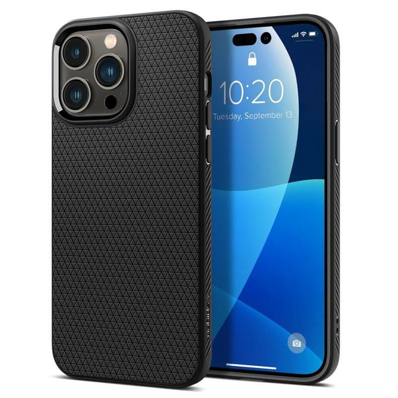 Чeхол-накладка Spigen Liquid Air для Apple Iphone 14 Pro Matte Black (ACS04957)
