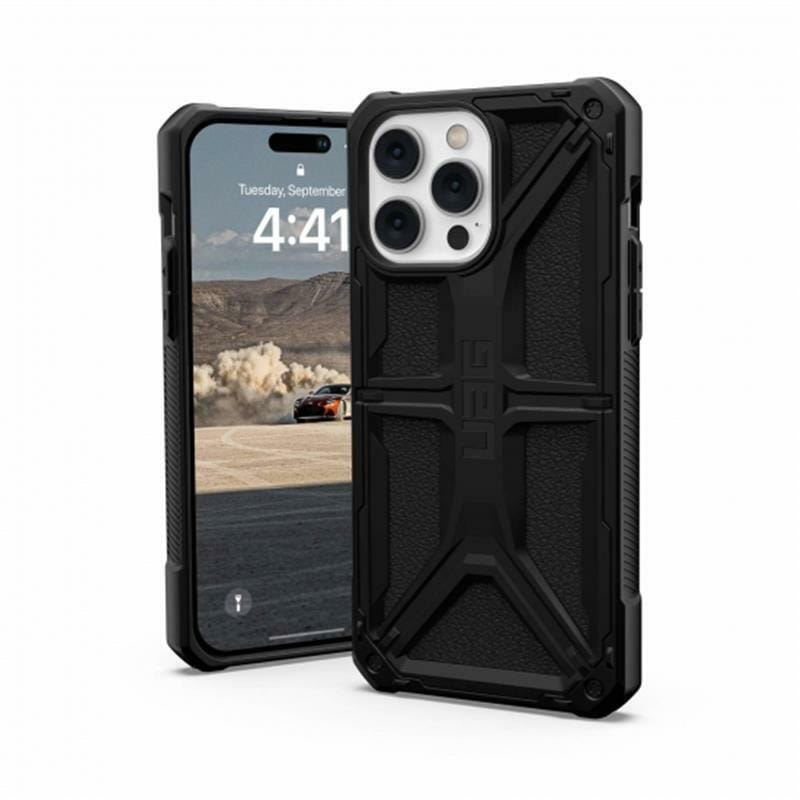 Чeхол-накладка Urban Armor Gear Monarch для Apple iPhone 14 Pro Max Black (114035114040)
