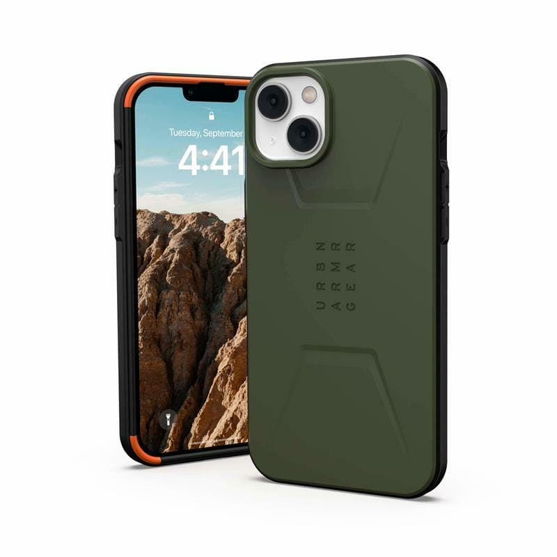 Чeхол-накладка Urban Armor Gear Civilian Magsafe для Apple iPhone 14 Plus Olive (114037117272)