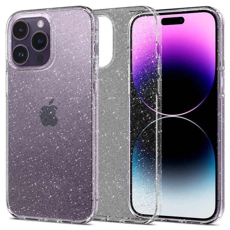 Чохол-накладка Spigen Liquid Crystal Glitter для Apple iPhone 14 Pro Max Crystal Quartz (ACS04810)