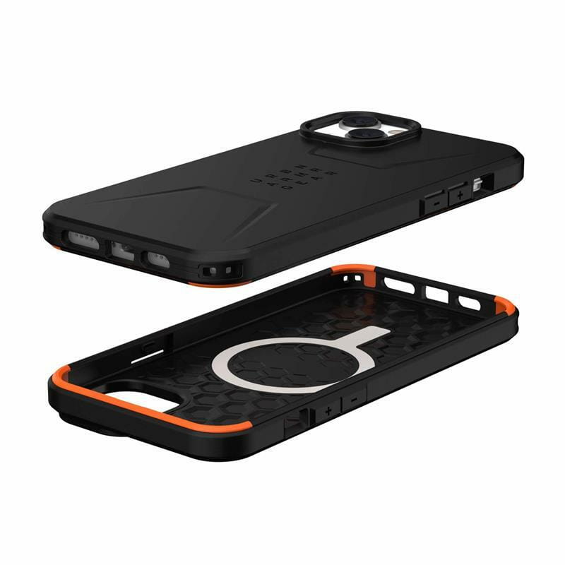 Чeхол-накладка Urban Armor Gear Civilian Magsafe для Apple iPhone 14 Plus Black (114037114040)