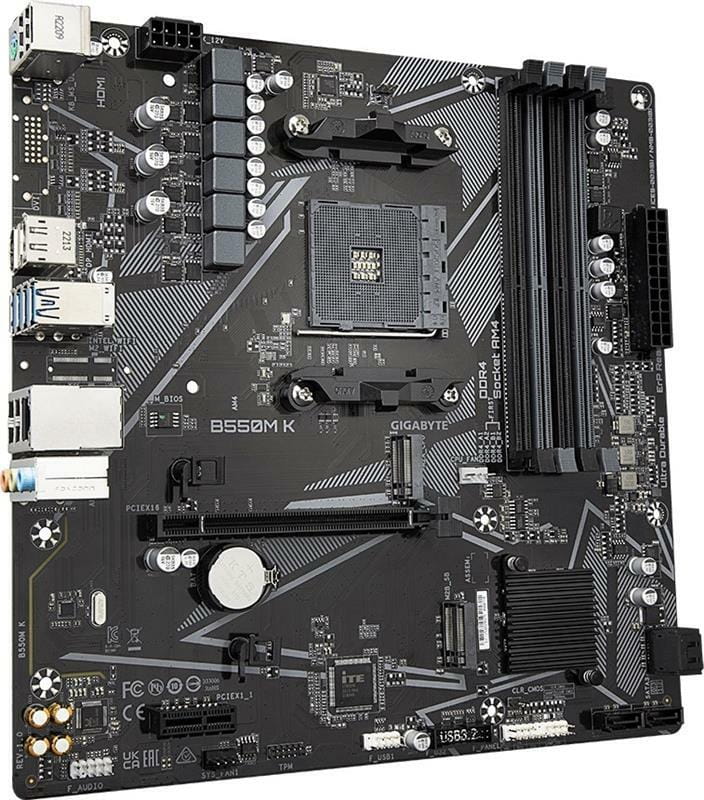 Материнская плата Gigabyte B550M K Socket AM4