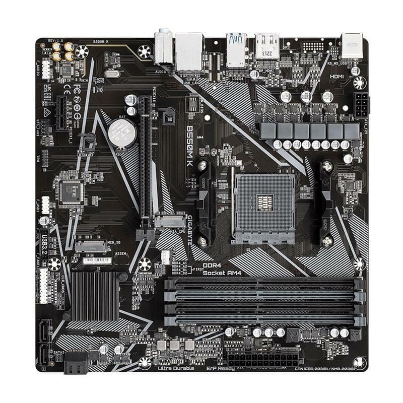 Материнская плата Gigabyte B550M K Socket AM4