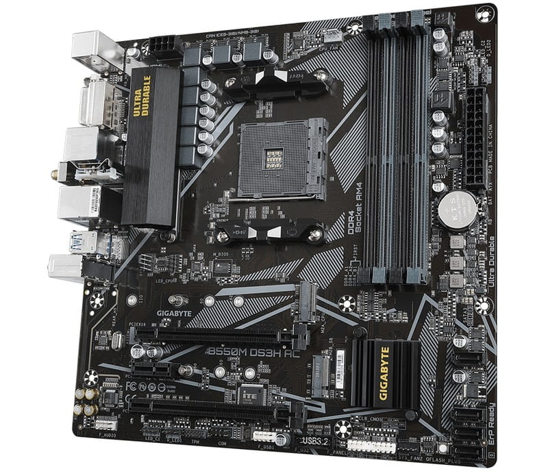 Материнская плата Gigabyte B550M DS3H AC Socket AM4