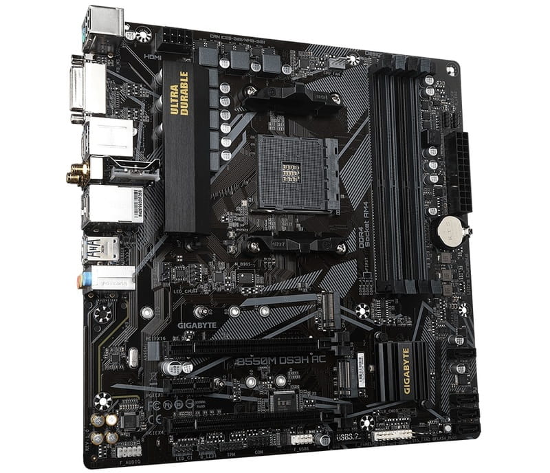 Материнская плата Gigabyte B550M DS3H AC Socket AM4