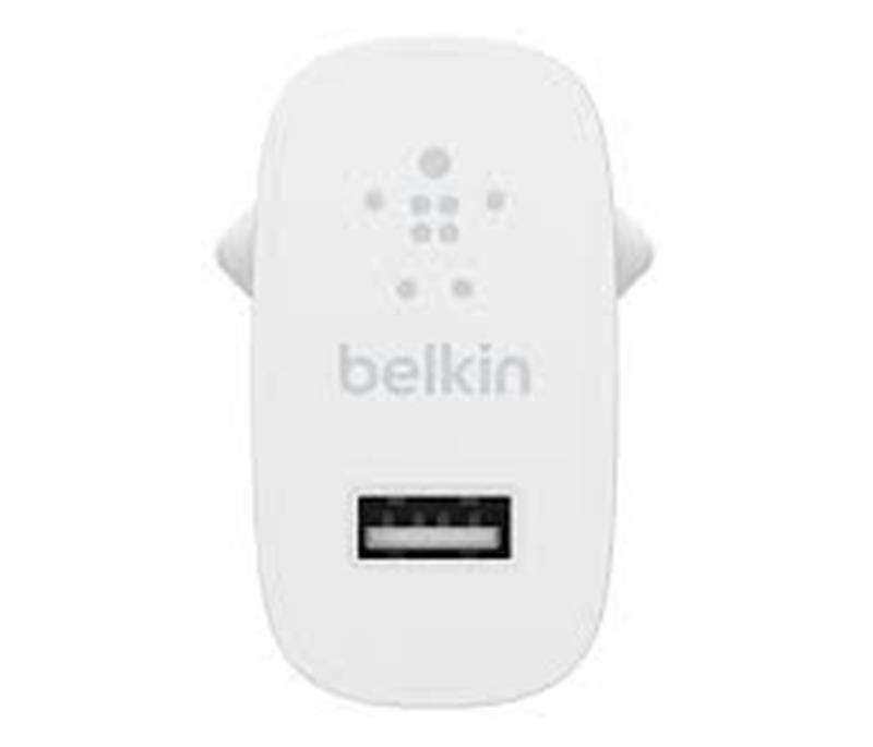 Мережевий зарядний пристрій Belkin (1USBx2.4A) White (WCA002VFWH)