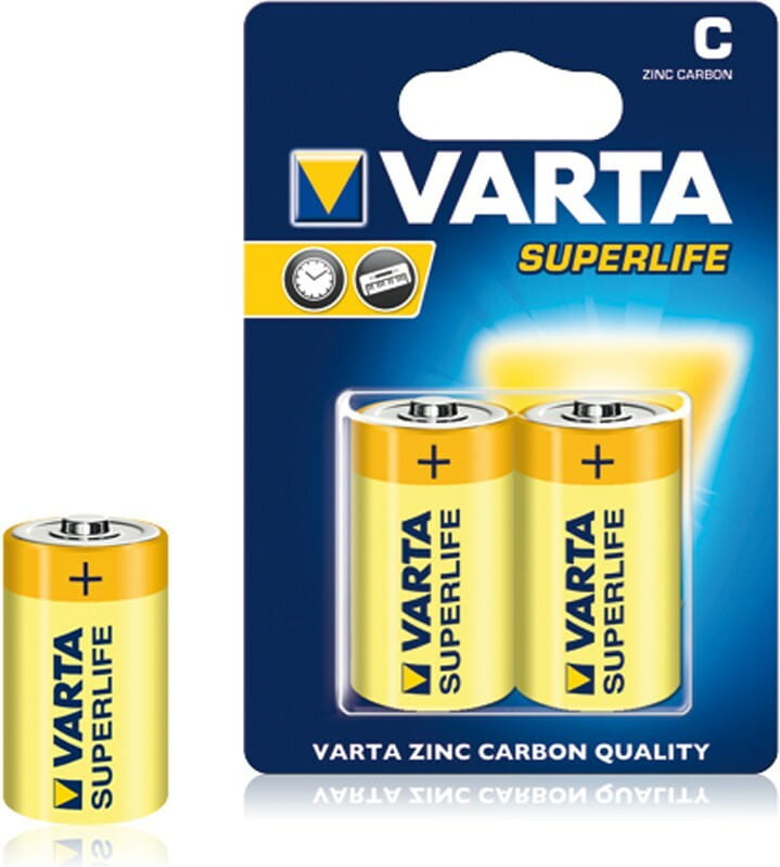 Батарейка Varta Superlife C/LR14 BL 2шт