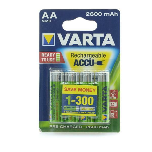 Аккумулятор Varta Rechrgeable Accu AA/HR06 NI-MH 2600 mAh BL 4шт