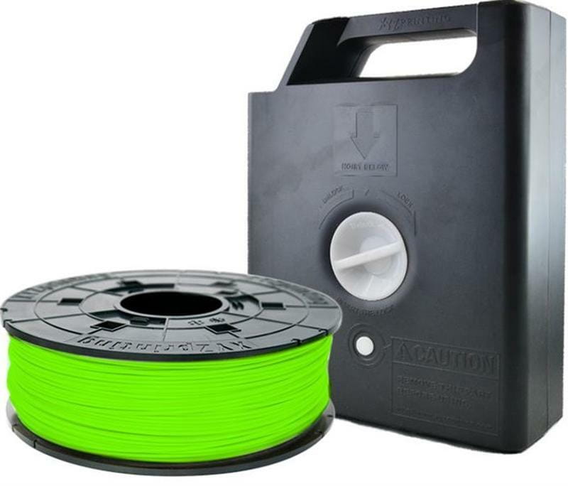 Картридж с нитью XYZprinting (RFPLCXEU0AD) для 3D-принтера Junior/miniMaker, PLA, 1.75 мм, неон зеленый, 0.6кг