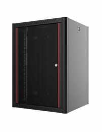 Шкаф настенный Mirsan WTN 19" 16U 600x560, RAL 9005 (MR.WTN16U56DE.01)