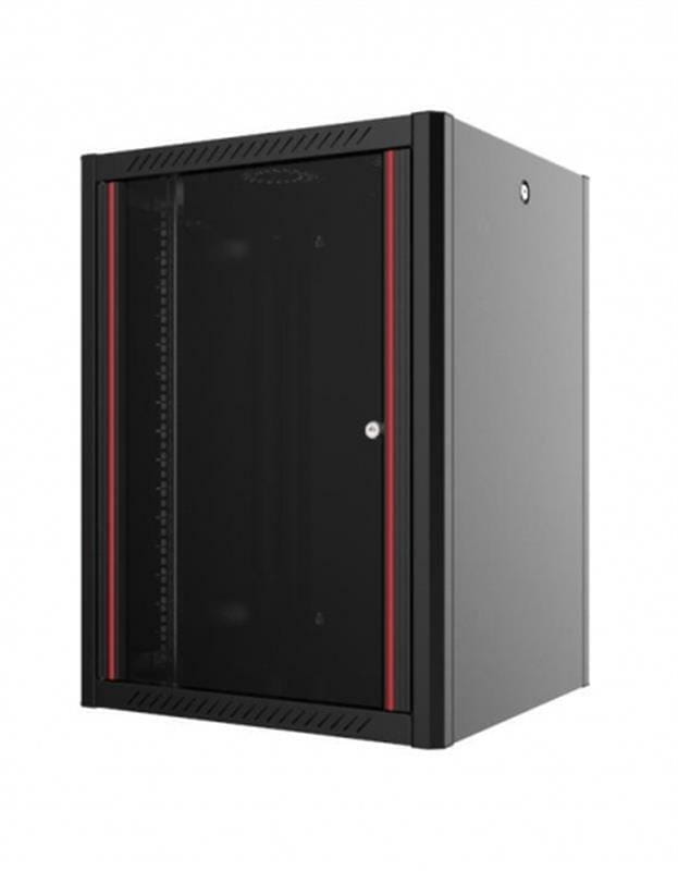 Шкаф настенный Mirsan WTN 19" 16U 600x450, RAL 9005 (MR.WTN16U45DE.01)