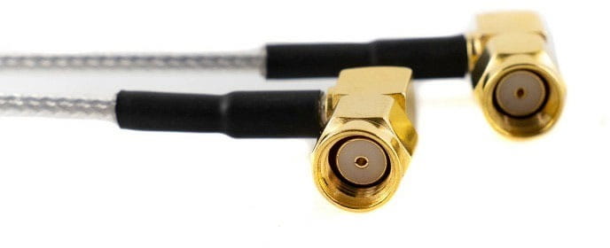 Антенный кабель 4Hawks RP-SMA to RP-SMA cable, R/A, black, H155, 5м