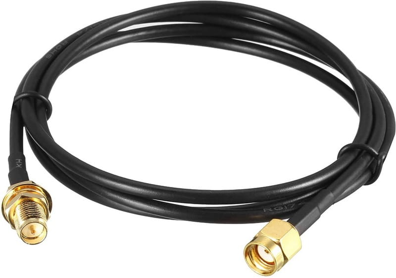 Антенный кабель 4Hawks RP-SMA to RP-SMA cable, R/A, black, H155, 5м