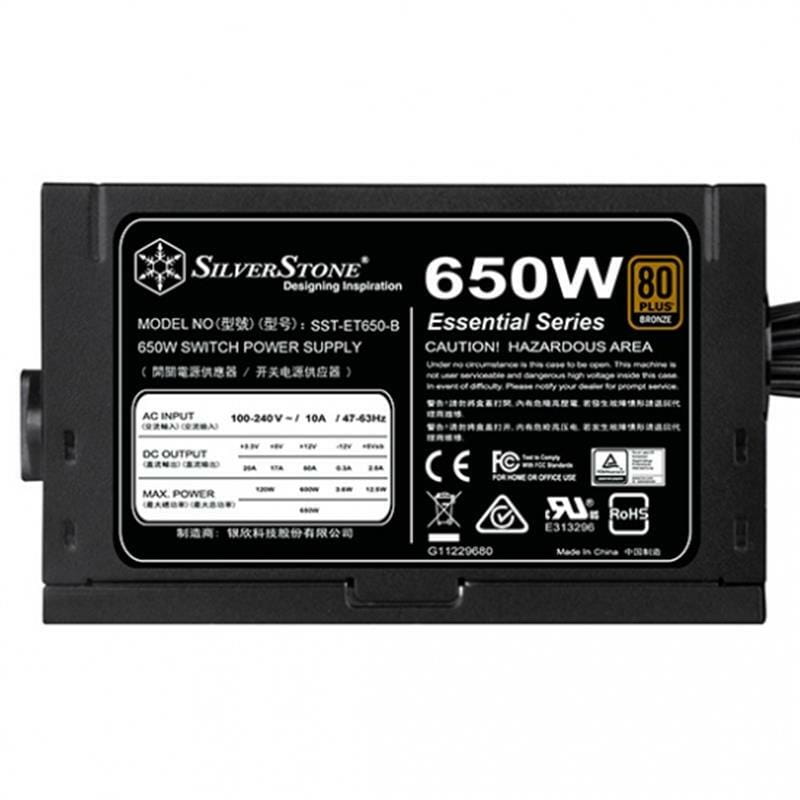 Блок питания SilverStone SST-ET650-B 650W