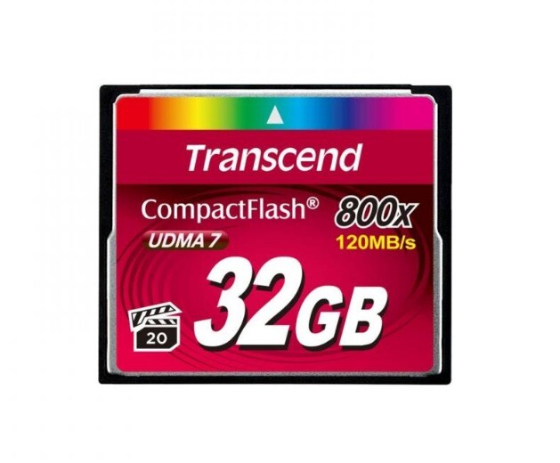 Карта пам`яті CompactFlash 32GB Transcend 800x (TS32GCF800)