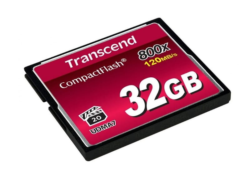 Карта памяти CompactFlash  32GB Transcend 800x (TS32GCF800)