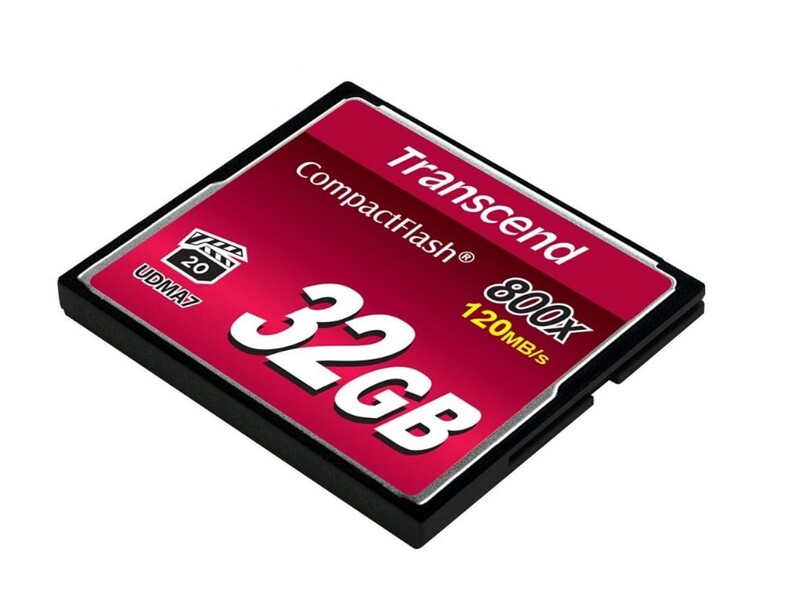 Карта пам`яті CompactFlash 32GB Transcend 800x (TS32GCF800)