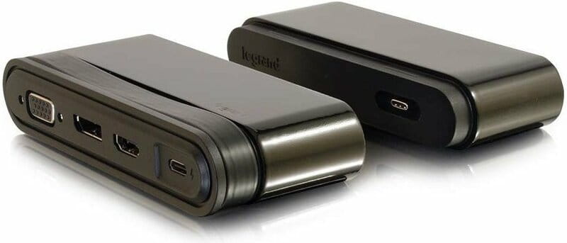Док-станция C2G USB-C на HDMI, DP, VGA, USB, Power Delivery до 65W (CG82392)