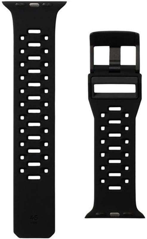 Ремінець Urban Armour Gear Civilian Silicone до Apple Watch Ultra 49/45/44/42mm Graphite/Black (194002114032)