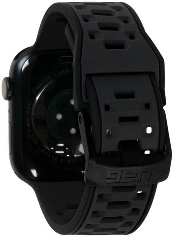 Ремінець Urban Armour Gear Civilian Silicone до Apple Watch Ultra 49/45/44/42mm Graphite/Black (194002114032)