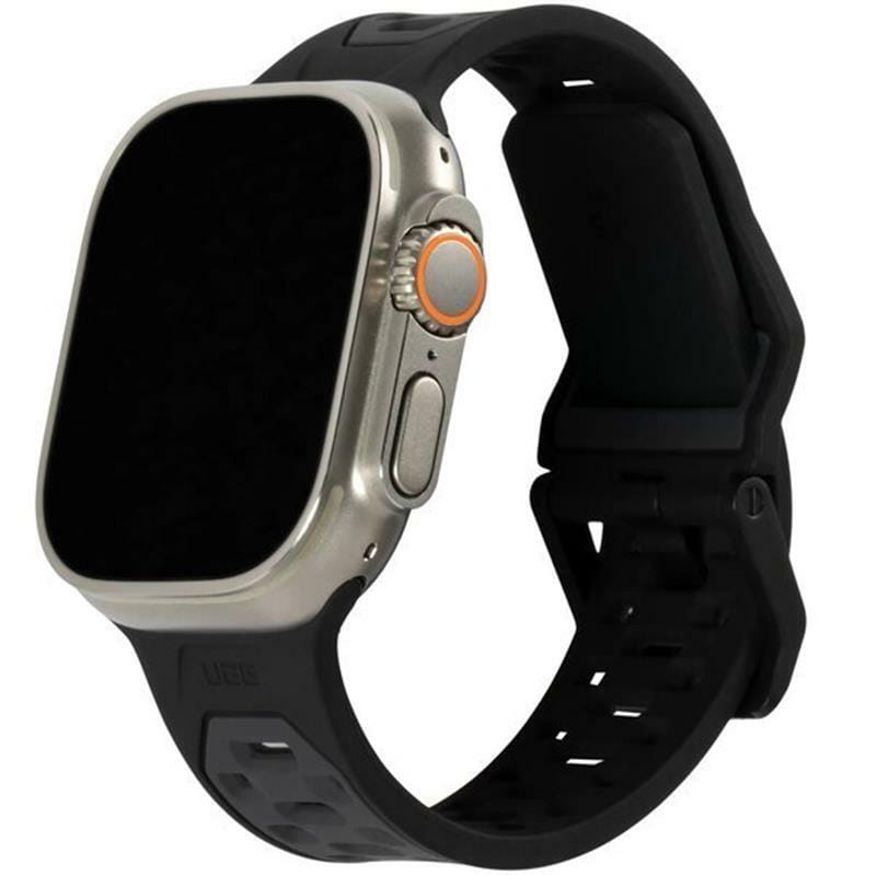 Ремінець Urban Armour Gear Civilian Silicone до Apple Watch Ultra 49/45/44/42mm Graphite/Black (194002114032)