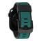 Фото - Ремінець Urban Armour Gear Torquay для Apple Watch 45/44/42mm Black-Turquoise (194112R1405D) | click.ua