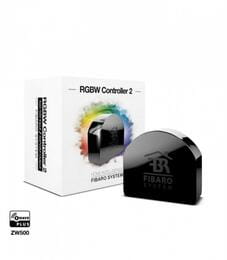 Реле Fibaro Roller RGBW Controller FGRGBWM-442, Z-Wave, 12/24V DC, макс. 12А (6А на канал), 288Вт, Black