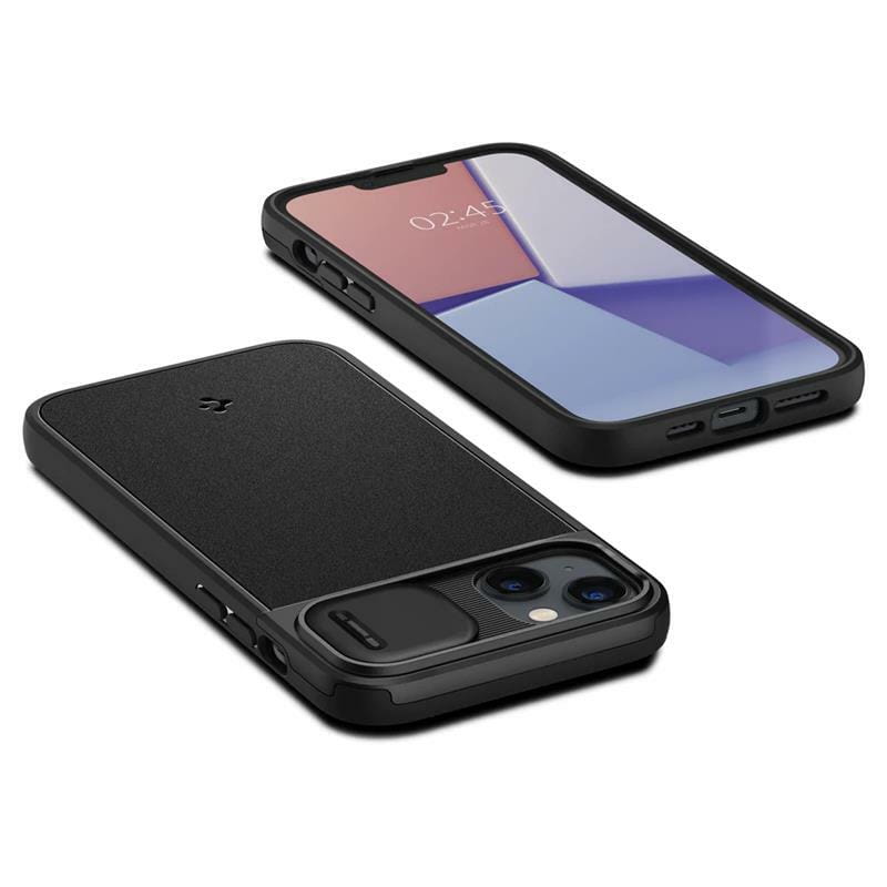 Чeхол-накладка Spigen Optik Armor MagFit для Apple iPhone 14 Black (ACS05070)