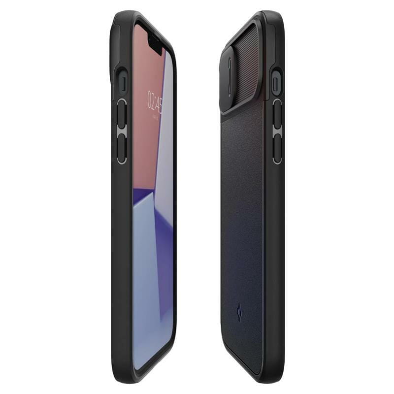 Чeхол-накладка Spigen Optik Armor MagFit для Apple iPhone 14 Black (ACS05070)