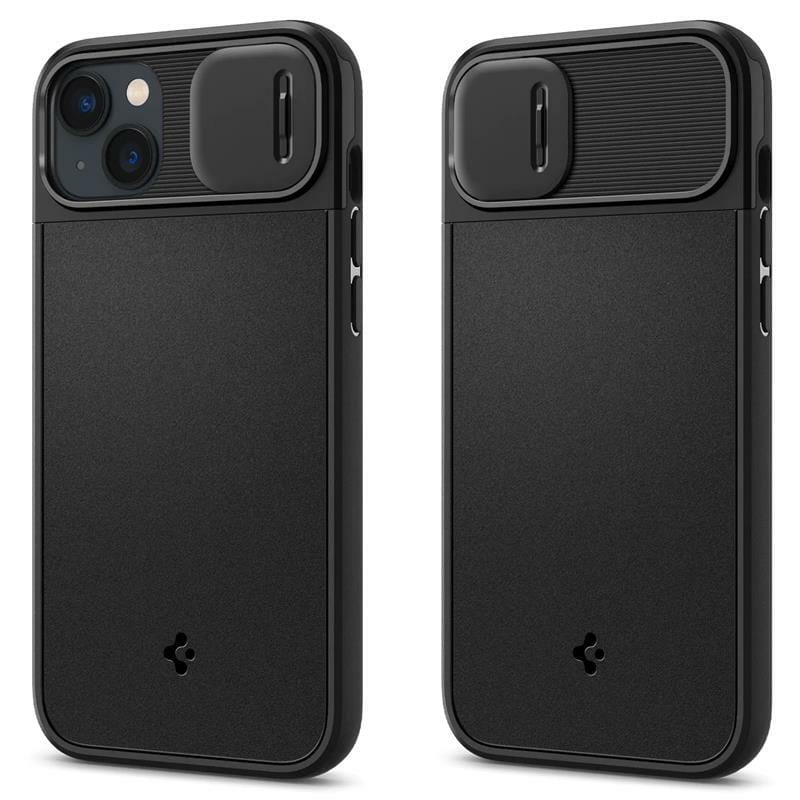 Чохол-накладка Spigen Optik Armor MagFit для Apple iPhone 14 Black (ACS05070)