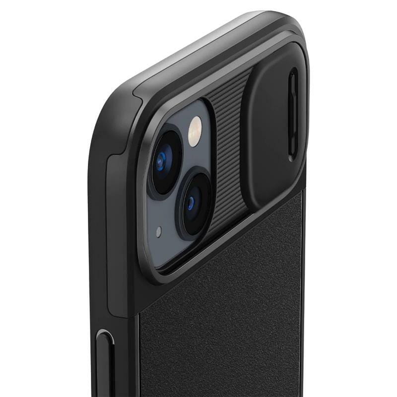 Чохол-накладка Spigen Optik Armor MagFit для Apple iPhone 14 Black (ACS05070)