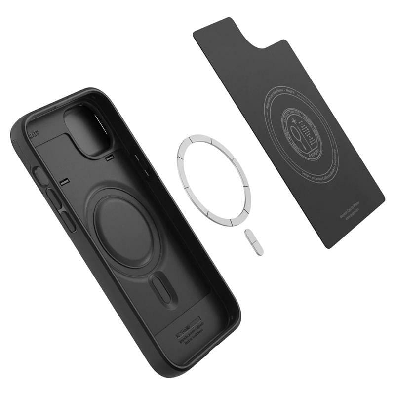 Чeхол-накладка Spigen Optik Armor MagFit для Apple iPhone 14 Black (ACS05070)