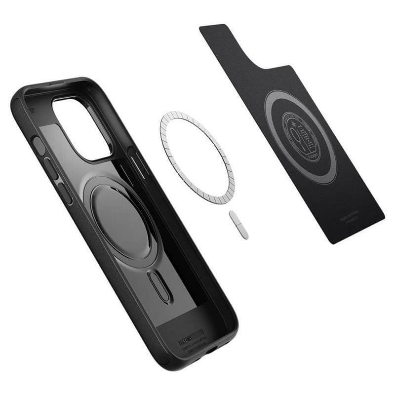 Чeхол-накладка Spigen Mag Armor MagFit для Apple iPhone 14 Pro Matte Black (ACS04989)
