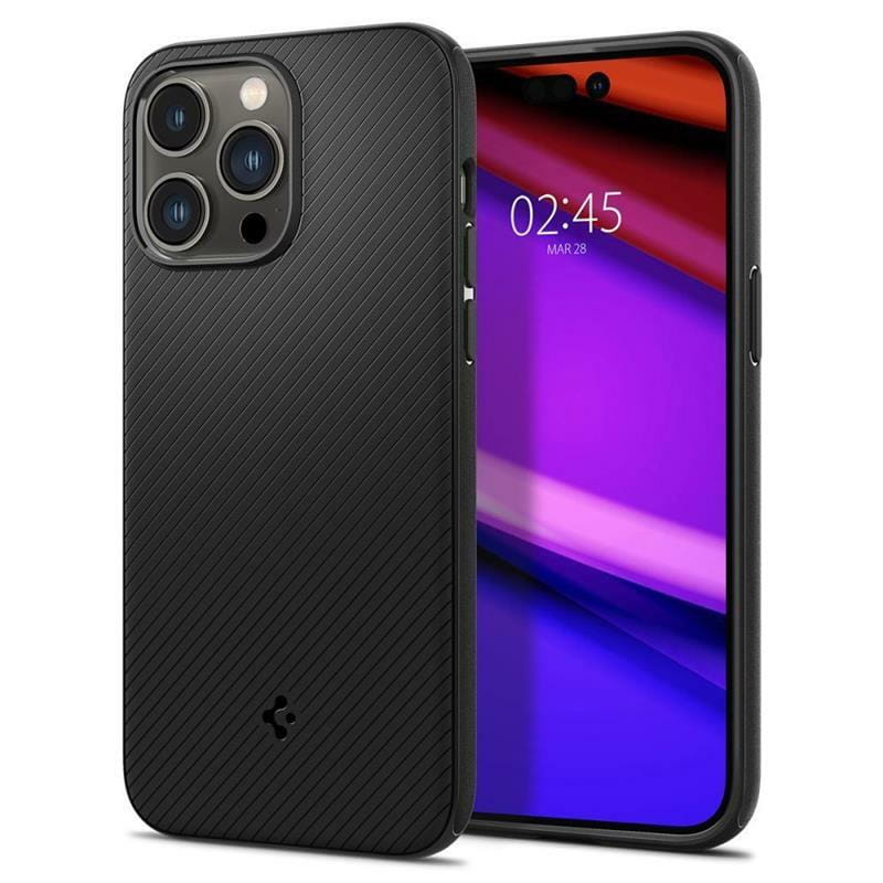 Чeхол-накладка Spigen Mag Armor MagFit для Apple iPhone 14 Pro Matte Black (ACS04989)