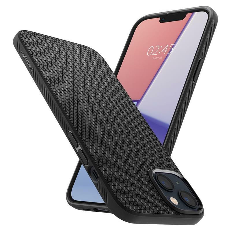 Чeхол-накладка Spigen Liquid Air для Apple iPhone 14 Plus Matte Black (ACS04891)