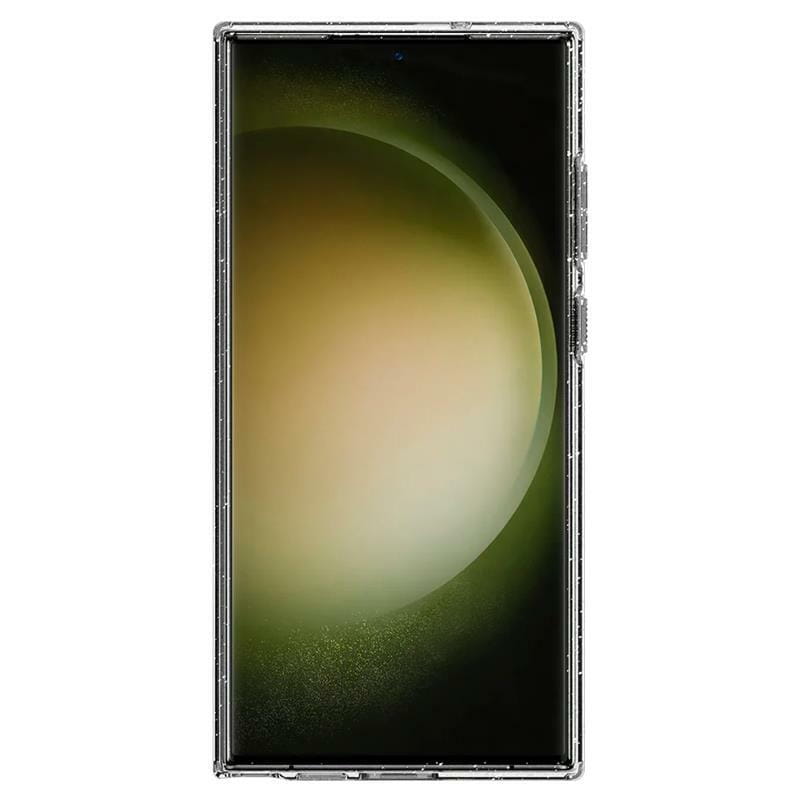 Чохол-накладка Spigen Liquid Crystal Glitter до Samsung Galaxy S23 Ultra Crystal Quartz (ACS05612)