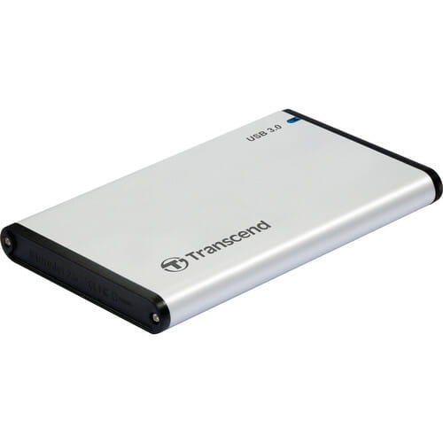 Зовнішня кишеня USB3.0 для HDD SATA 2.5" Transcend StoreJet 25S3 (TS0GSJ25S3)