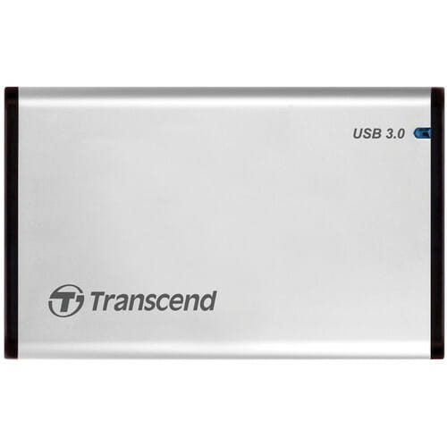 Зовнішня кишеня USB3.0 для HDD SATA 2.5" Transcend StoreJet 25S3 (TS0GSJ25S3)