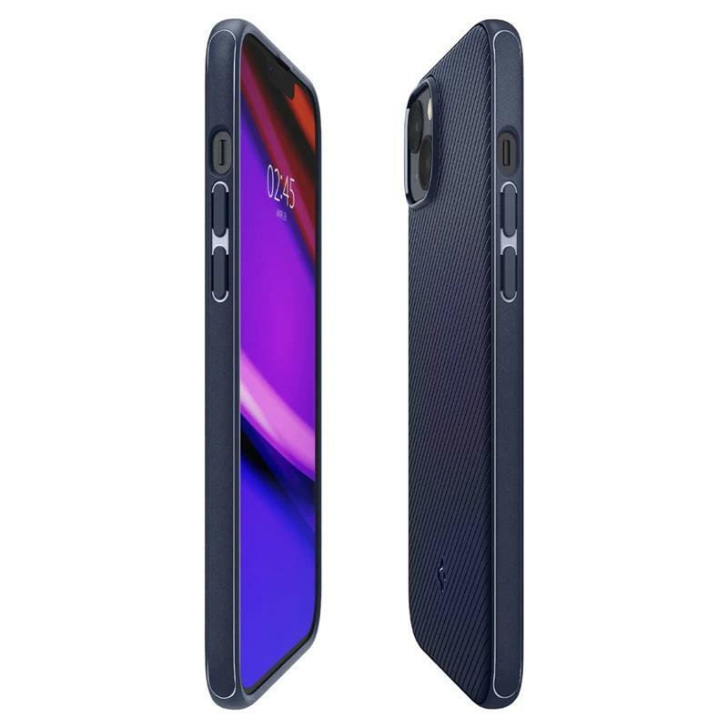 Чeхол-накладка Spigen Mag Armor MagFit для Apple iPhone 14 Navy Blue (ACS05066)