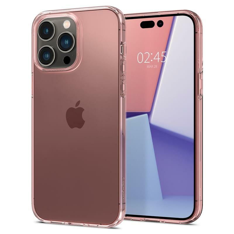 Чохол-накладка Spigen Crystal Flex для Apple iPhone 14 Pro Rose Crystal (ACS04665)