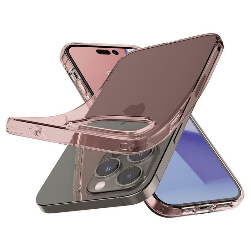 Чeхол-накладка Spigen Crystal Flex для Apple iPhone 14 Pro Rose Crystal (ACS04665)